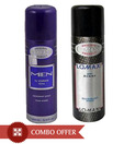 Lomani Men Body Spray (Lomax, Men Blue) Pack of 2-Each 200 ml