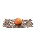 Live n Style Antique Floral Carved Aluminium Tray