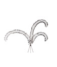Live n Style Trendy Leafy Iron Wall Decor