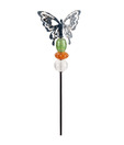 Live n Style Charming Iron & Stone Garden Stick