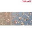Freelance Light Brown & Blue Floral Table Cover