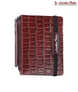 Leather Talks Cherry Croc Print Note Book