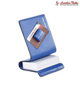 Leather Talks Blue Paper Slip Holder