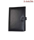 Leather Talks Black Flap Closure Writing Pad