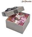 La Chocolates Silver Bow Box - 15 Pcs