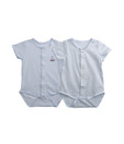 Mums N Babies Baby Body Suits-Set Of 2-Blue (Large) For Kids