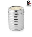 Mosaic Stainless Steel Ribbed Canister