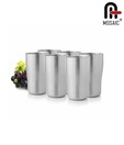 Mosaic Trendy Stainless Steel Set of 6 Tumblers