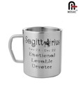 Mosaic Trendy Stainless Steel Zodiac Sign Sagittarius Mug