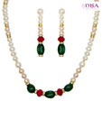 Nisa Pearls Stunning Necklace Set