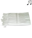 Fleecy Plain White Dobby Towel- 2 Pcs