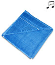 Fleecy Yarn-dyed Jacquard Towel- Blue