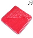 Fleecy Yarn-dyed Jacquard Towel- Pumpkin