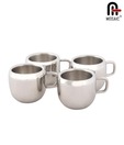 Mosaic Stylish Stainless Steel Tea Cup Set