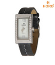 Horo Sleek Leather Watch