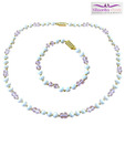 Niharikaa Pearls Crystal & Pearl Set