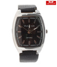 Optima Classy Black Tonneau Watch