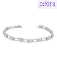 Peora Sterling Silver Radiant Bracelet