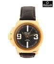 Omax Golden Black Watch