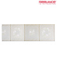 Freelance Charming White &Beige Table Cover With Lace