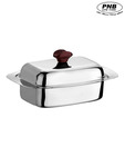 PNB Stainless Steel Butter Dish With Lid-5 kg