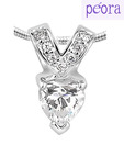 Peora Appealing CZ Studded Pendant