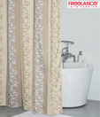 Freelance Cream & Grey Shower Curtain