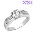 Peora Marvellous CZ Solitaire Ring