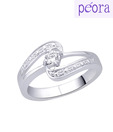 Peora Mesmeric CZ Solitaire Ring