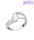 Peora Striking CZ Solitaire Ring