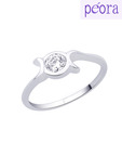 Peora Elite CZ Solitaire Ring