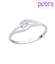 Peora Endearing CZ Solitaire Ring