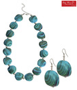 Pretty Woman Plush Blue Necklace Set