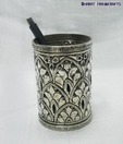 Bharat Handicrafts Metallic Pen Holder
