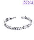Peora Classic Chain Style Stainless Steel Bracelet