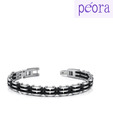 Peora Sophisticated Black Carbon Fibre Bracelet