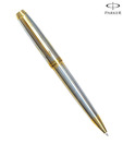 Parker Ambient Shiny CHROME Chiselled GT BP Pen