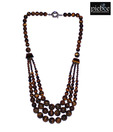 Piebee Graduating Tiger Eye Necklace Set