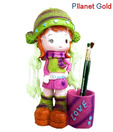 Pllanet Gold Trendy Green Pen Holder