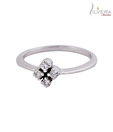 Silvera Divine Sterling Silver CZ Ring
