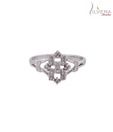 Silvera Enticing Sterling Silver CZ Ring