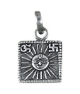 Indian Silver Celestial Sun Silver Pendant