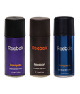 Reebok (Reegame, Reeignite, Reesports) Men Pack of 3-Each 150 ml