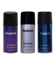 Reebok (Reecharge, Reegame, Reeignite) Men Pack of 3-Each 150 ml