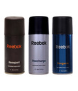 Reebok (Reecharge, Reegame, Reesports) Men Pack of 3-Each 150 ml