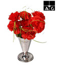 AG Majestic Silver Plated Flower Vase