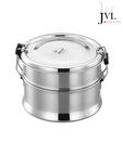 JVL Double Layered Round Lunch Box