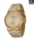 Rochees Round Champagne Dial Watch