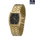 Rochees Tonneau Black Mens Watch