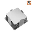 Ridhi Sidhi Stainless Steel Square Tea Coaster Set